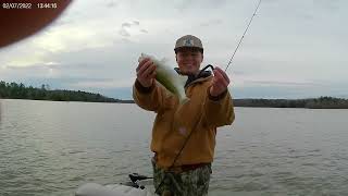 Winter Bass Fishing Lake Russell