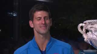 Novak Djokovic interview (Final) - Australian Open 2015