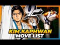 KIM KAPHWAN MOVE LIST - The King of Fighters '95 (KOF95)