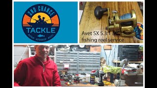 Avet SX 5 3 1 MC lever drag fishing reel how to take apart and service