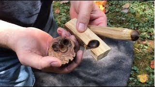 The Best Bow Drill Tutorial I've Ever Made.... Red Maple, Bark Tinder Bundle, Fatwood Bearing Block