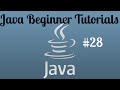 Java Beginner Programming Tutorial - 28 - Intro to Objects & Classes
