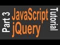 JavaScript & jQuery Tutorial for Beginners - 3 of 9 - jQuery Events