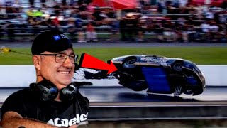 Sam Fenech drag racing accident, Sam Fenech loses control, his last moments