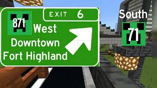 Minecraft Highways Road Trip - Hill Valley