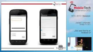 Android UI Patterns and Anti-Patterns