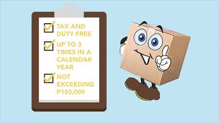 CUSTOMS101: Guidelines on Duty and Tax-Free Balikbayan Box