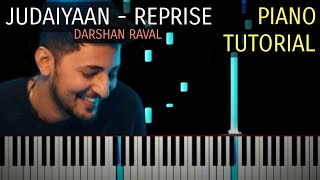 Judaiyaan (Reprise) - Darshan Raval | Piano Tutorial | Indie Music Label | Pragya