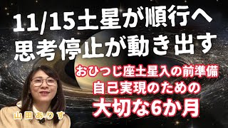 11月15日土星が順行へ「魚座土星期～牡羊座の土星期」へ切り替えのタイミングあなたの内面にある種をどう実現していくか？大切なハッピー占い・占星術ライター山田ありす