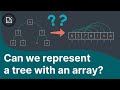 Can we represent a tree with an array? - Inside code