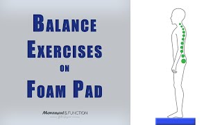 Balance Exercises with a Foam Pad | Beginner to Intermediate | Fall Prevention