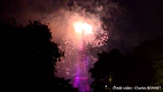Feu d'artifice -14 juillet 2015 - Paris Tour Eiffel