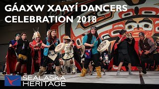 Tlingit Group Gáaxw Xaayí Dancers (Duck Point Dancers), Celebration 2018 | Sealaska Heritage