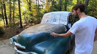 Painting the 1952 Chevrolet 3100 pickup