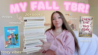 my fall tbr + books to read this fall 🍂☕️ 20+ fall book recommendations!
