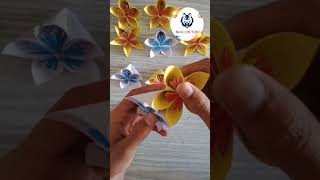 how to make a origami flower ball | origami paper ball | #origami #ball #papercraft #shorts