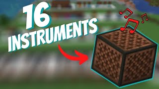 How to Build EVERY Musical Instrument in Minecraft