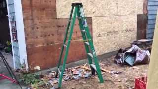 Werner 6 Foot Fiberglass Step Ladder Tool Review - Home Owner Repair