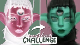 Inverted CAS Challenge! 🌈 | Sims 4 Create a Sim Challenge