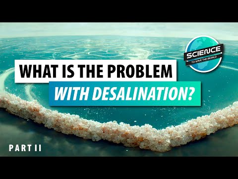 What are the negative effects of desalination?