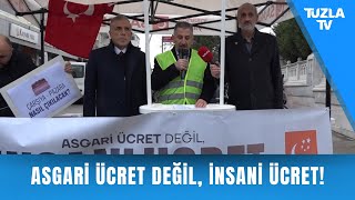 SAADET PARTİSİ TUZLA İLÇE BAŞKANI RESUL KILIÇ, BASIN AÇIKLAMASI GERÇEKLEŞTİRDİ!