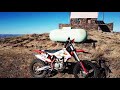 danskin peak lookout idaho high speed dirt bike ride on amazing trails