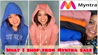 MYNTRA WINTER HAUL  under 400/- || Myntra branded sweaters / sweatshirts/hoodie || winter haul ||