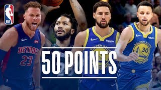 Best Of The 50+ Point Games This Season (Klay, Steph, Rose, Blake)