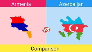 Armenia vs Azerbaijan Comparison| Azerbaijan vs Armenia |Capital Yerevan Baku Bazardüzü Mount Aragat