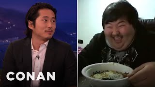 Steven Yeun Is Obsessed With Korean Peter Griffin | CONAN on TBS