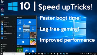 How to Speed Up Your Windows 10 Performance (best settings)