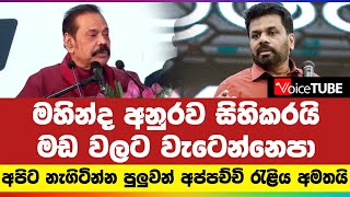 මහින්ද අනුරව සිහිකරයි මඩ වලට වැටෙන්නෙපා, අපිට නැගිටින්න පුලුවන් අප්පච්චි රැළිය අමතයි