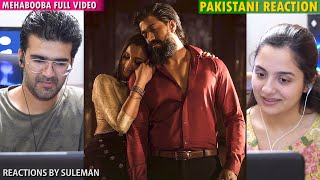 Pakistani Couple Reacts To Mehabooba Full Video | Rocking Star Yash | Srinidhi | Ravi B | KGF 2