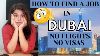 HOW TO FIND JOB IN DUBAI WHEN NO FLIGHTS & NO VISA?? FAKE OFFER LETTERS || ERUM ZEESHAN | urdu/hindi