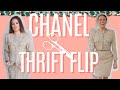 THRIFT FLIP: DIY Chanel inspired suit | Chanel chain trim