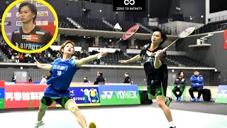 【全日本総合バドミントン2024】渡辺勇大＆田口真彩は準々決勝敗退。「最後に僕のイージーなミスが増えた」（渡辺）「優勝したい気持ちが強くなったので、負けてしまったのはすごく悔しい」（田口）