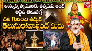 Did Ayyappa know the meaning of tatvamasi? | Sabarimala Ayyappa Swamy Temple | BIG TV