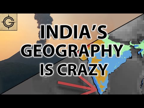 How did geography affect India?