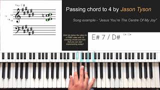 Passing chord to the 4-chord - Jason Tyson