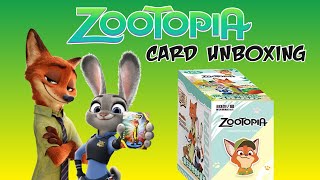 Disney Zootopia Trading Card Unboxing