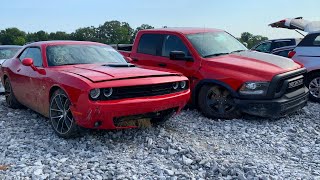 PLENTY OF MOPAR'S AT COPART! A DODGE CHALLENGER SCATPACK 392 SHAKER & A DODGE RAM WARLOCK FOR CHEAP!