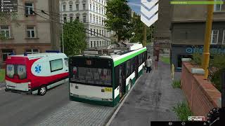 Simt Simulator – Route 13 to Depot with Škoda 26Tr Solaris (Solaris Trollino 12)