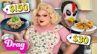 Receita de Macarrão Caro (R$150) vs Barato (R$30) | MasterDrag #01