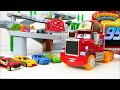 Let's Learn Colors with Tomica Mountain Drive Playset and Toy Cars!