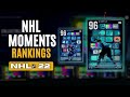 RANKING THE NHL 22 HUT MOMENTS MASTER ITEMS!!