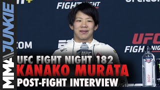 Kanako Murata plans to go 'step-by-step' to title | UFC Fight Night 182 post-fight interview
