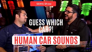 Human Car Engine Sound Guy Daniel Jovanov Live At SEMA Show