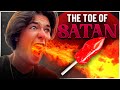 The TOE of SATAN Challenge - World's HOTTEST Lollipop!!! OVER 9,000,000 SCOVILLE UNITS!!!!