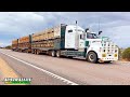 Big Triple & Quad Road Trains in Outback Australia!