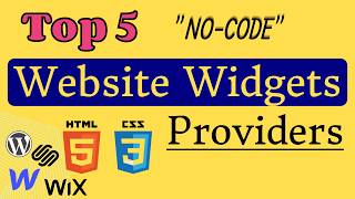 Top 5 No-Code HTML Website Widget Generators